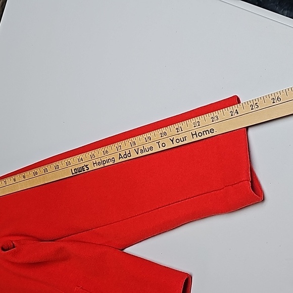 Croft & Barrow Ladies Jacket Sz L Red Button Up - Picture 10 of 11